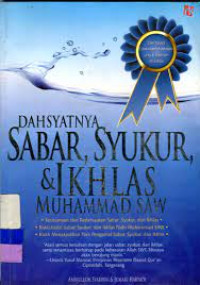 Dahsyatnya Sabar, Syukur & Ikhlas Muhammad SAW