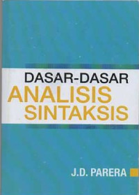 Dasar- Dasar Analisis Sintaksis