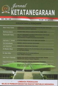 JURNAL KETATANEGARAAN: Kebudayaan & Peradaban