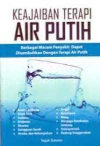 Keajaiban Terapi Air Putih