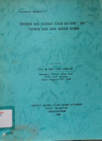 Perpindahan Agama Masyarakat Terasing Suku Dayak