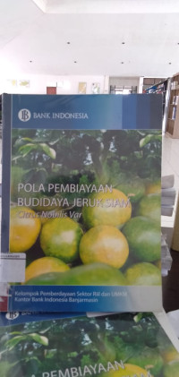 Pola Pembiayaan Budidaya Jeruk Siam