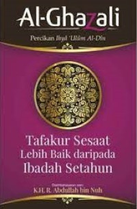 Tafakur Sesaat Lebih Baik daripada Ibadah Setahun