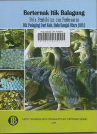 Beternak itik Balagung : Pola pembibitan dan pembesaran itik pedaging dari Kab. Hulu Sungai Utara (HSU)
