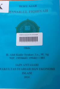 Buku Ajar Masailul Fiqhiyah