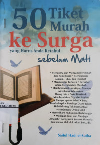 50 tiket murah ke surga yang harus anda ketahui sebelum mati