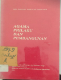 Image of Agama prilaku dan pembangunan