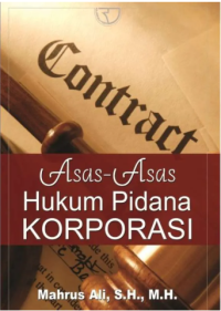 Asas-asas hukum pidana korporasi