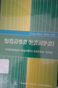 Image of Bunga Rampai Beberapa aspekta hukum adat