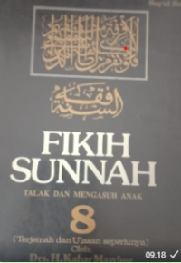 Fikih Sunnah 8 ( Talak da Pengasuh Anak )