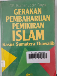 Gerakan Pembaharuan Pemikiran Islam Kasus Sumatera Thawalib