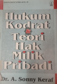 Image of Hukum Kodrat & Teori Hak Milik Pribadi