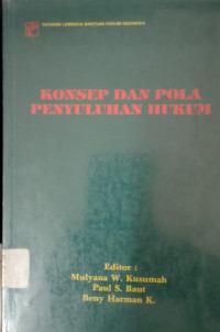 Image of Konsep dan Pola Penyuluhan Hukum