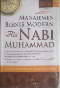 Manajemen Bisnis Modern Ala Nabi Muhammad