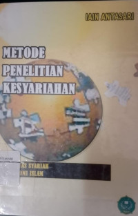 Image of Metode Penelitian Kesyariahan
