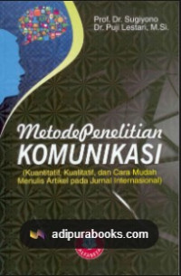 Image of Metodologi penelitian komunikasi
