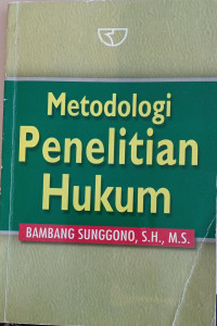 Image of Metodologi penelitian hukum