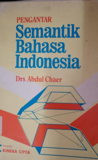 Image of Pengantar semantik bahasa indonesia