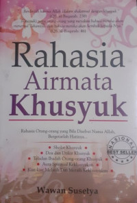 Rahasia airmata khusyuk