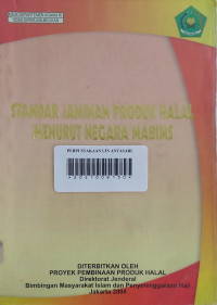 Standar jaminan produk halal menurut negara MABIMS