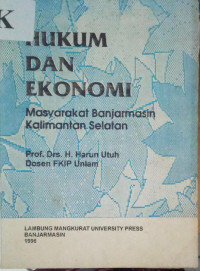 Hukum Dan Ekonomi Masyarakat Banjarmasin Kalimantan Selatan