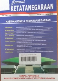 JURNAL KETATANEGARAAN: Nasionalisme & Kewarganegaraan