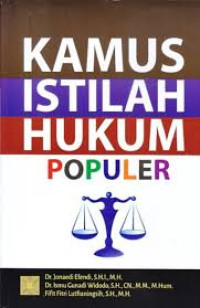 Kamus Istilah Hukum Populer