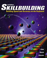 Skillbuilding : Building Speed and Accuracy On The Keyboard