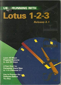 Up & Running with Lotus 1-2-3 Release 3.1